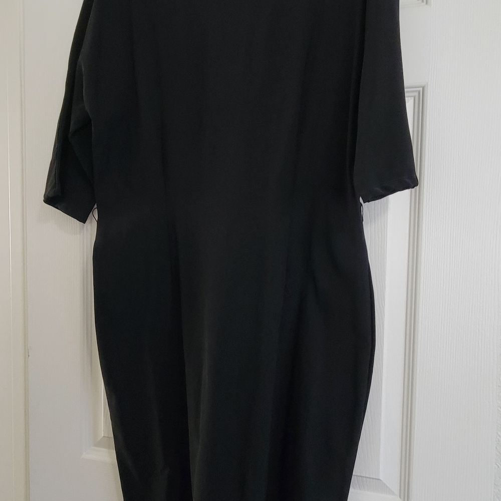 NWT Unique Vintage Black Wiggle Dress 3X